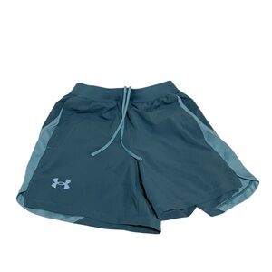 Under Armour Women’s Mileage Fitted Running Shorts Teal Size Small